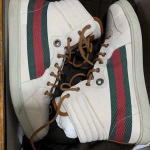 Mens Gucci canvas sneakers